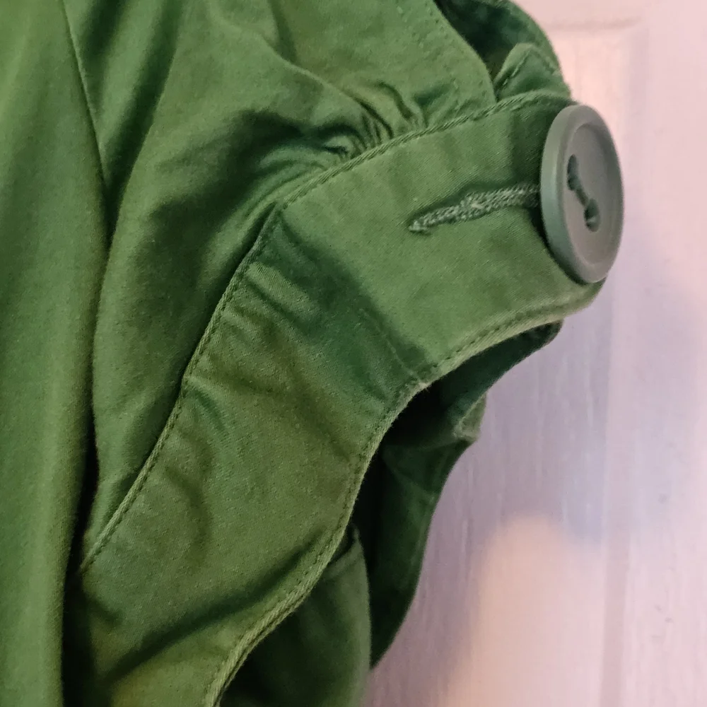 Cato Green Utility Jacket with Button Accents - Picture 5 of 9
